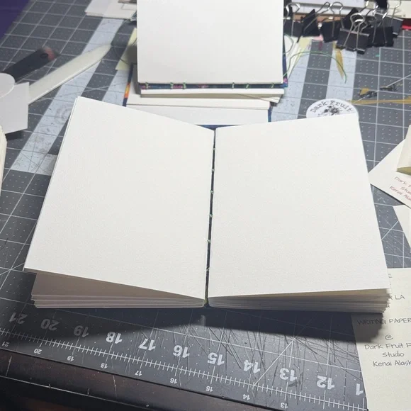 CUSTOM Made To Order Coptic Bound Art Journal. Cloth covered journal. - Picture 3 of 8